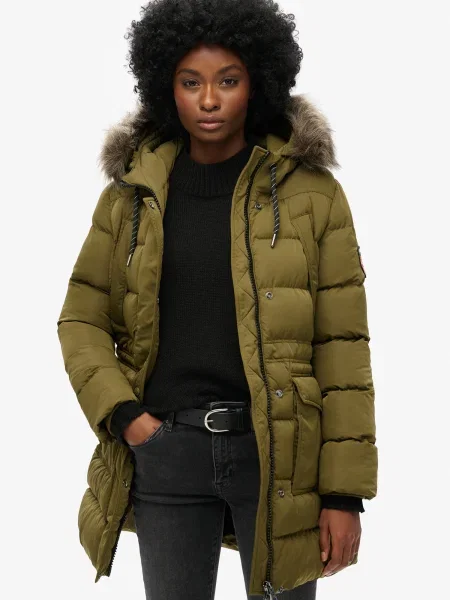 Superdry Geacă de iarnă Everest oliv