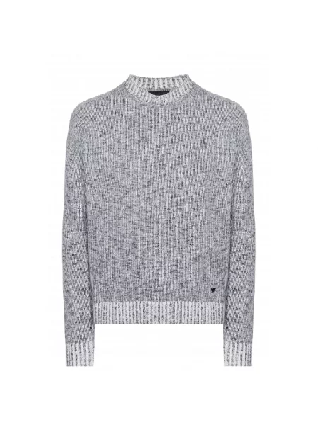 Sweter Emporio Armani z okrągłym dekoltem