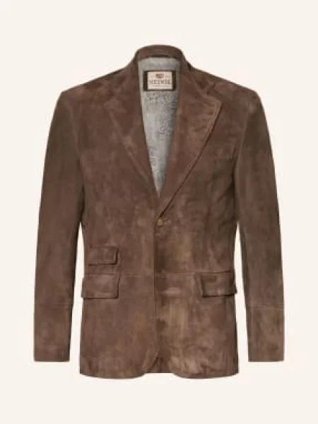 Meindl Kožené Sako Hamilton tmavě hnědá