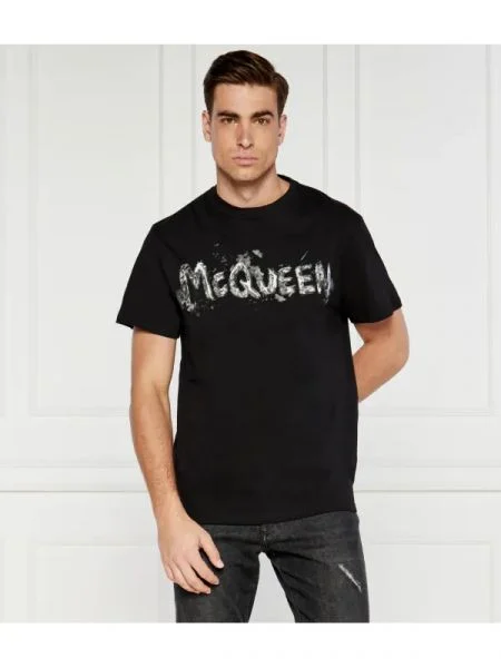 Alexander McQueen Tricou negru