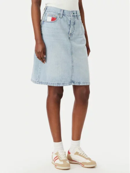 Tommy Jeans Fustă de blugi Claire albastru