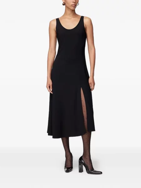Rochie midi Another Tomorrow negru