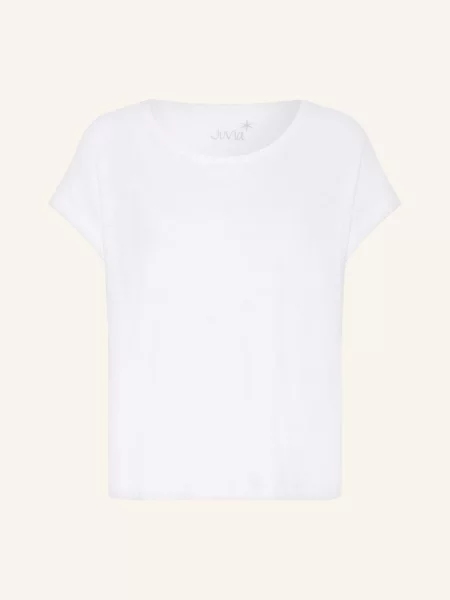 Juvia T-Shirt Slub weiss biała