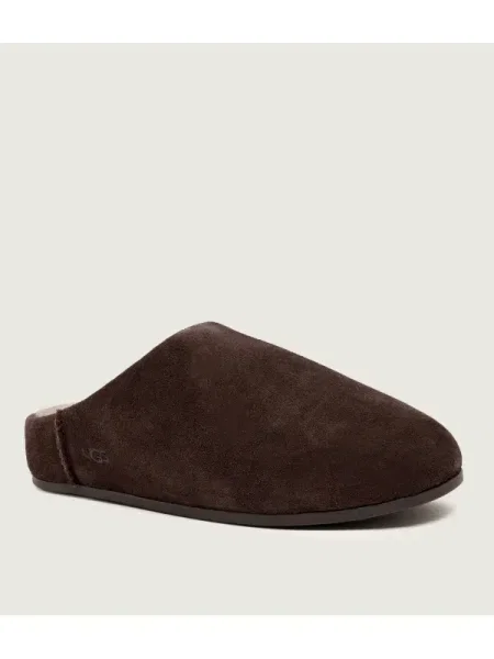 UGG De piele mules încălțăminte ELEA cu adaos de lână maro