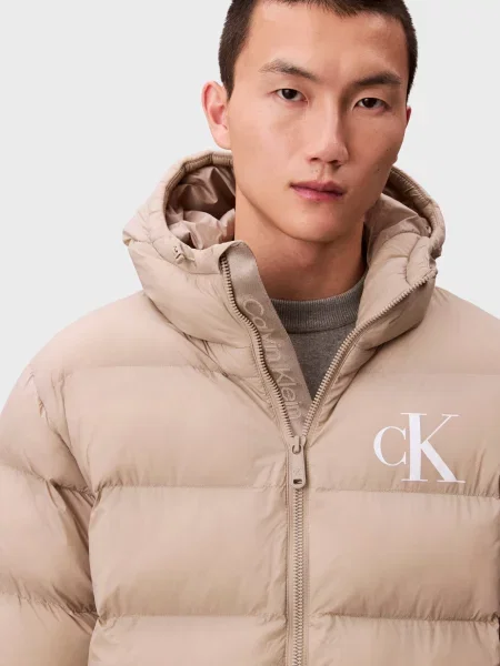 Джинсова куртка Calvin Klein Jeans бежева