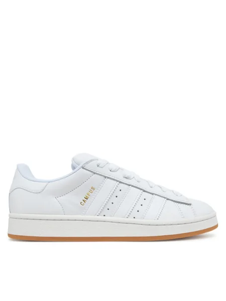 Adidas Originals sneakers din piele Campus alb