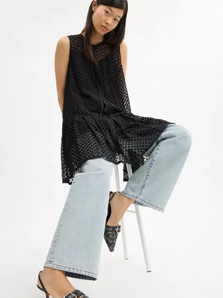 Кожаные шлепанцы Coach на шпильке