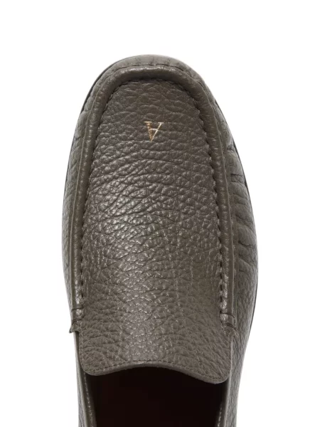 Pantofi loafer Acne Studios din piele verde