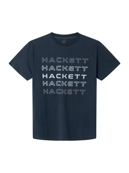 Hackett London Tričko námornícka modrá biela