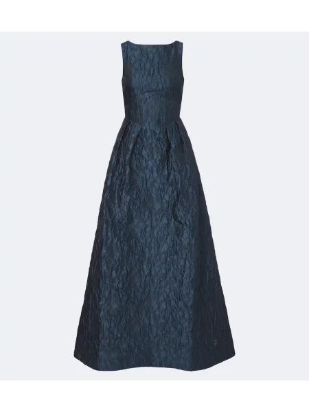 Rochie Rebecca Vallance din jacard albastru