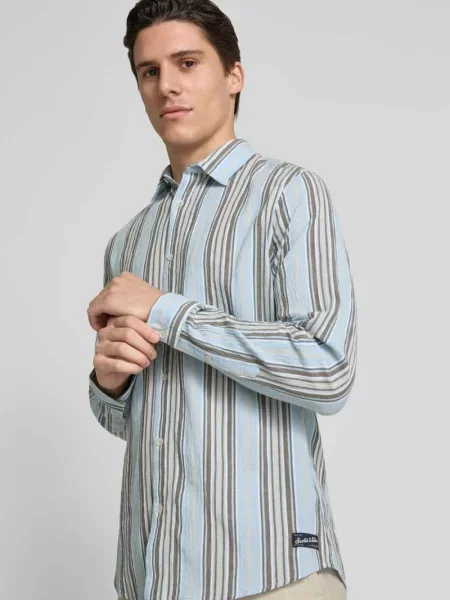 Koszula casualowa o kroju regular fit z efektem marszczenia Scotch & Soda