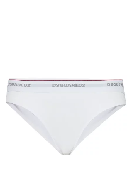 Chiloți brazilieni Dsquared2 alb