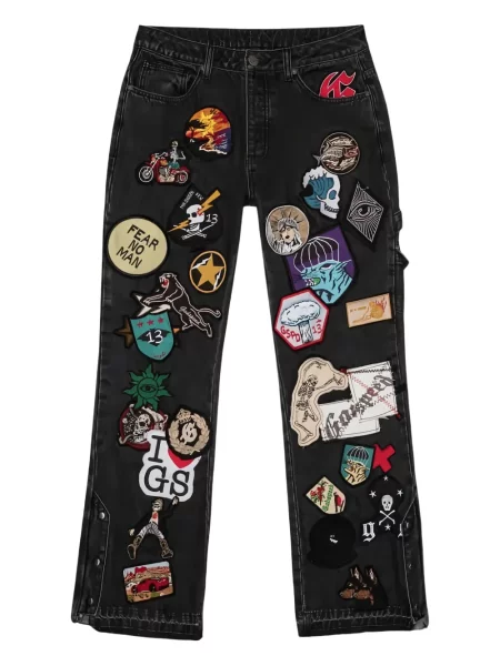 Džíny Godspeed s 5 kapsami černé