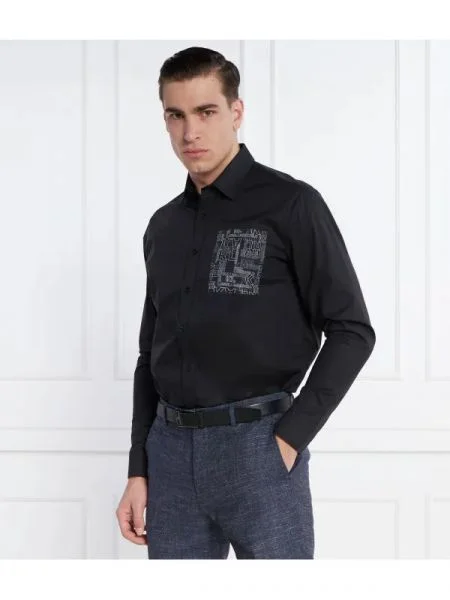 Karl Lagerfeld Cămașă negru