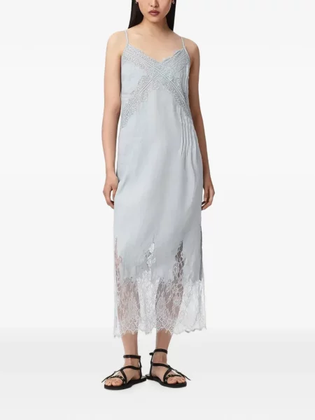 Rochie midi Allsaints de in albastru