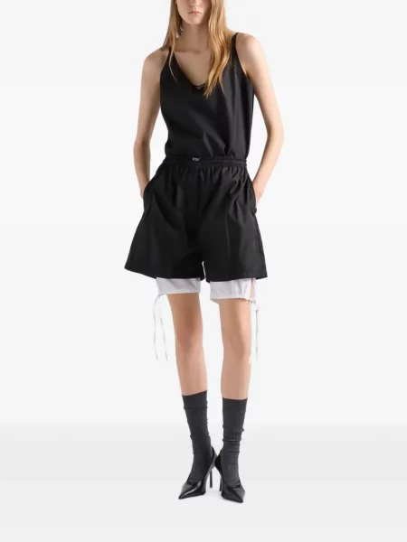 Pantaloni scurți Prada negru
