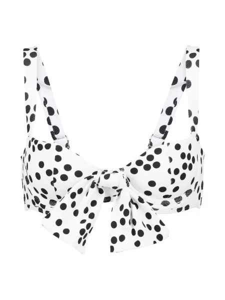 Bikini Alexandra Miro w grochy biały