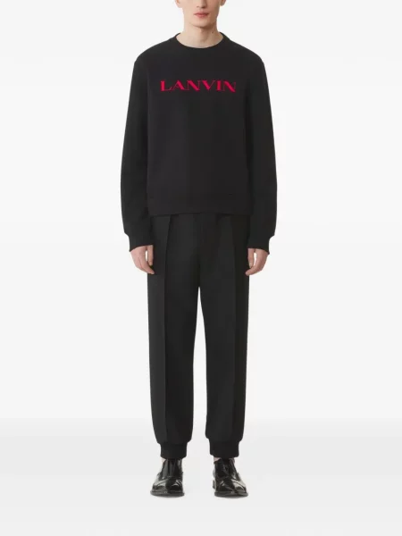 Hímzett melegítő felső Lanvin fekete