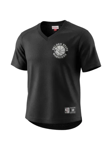 Tricou Mitchell & Ness cu decolteu în V negru