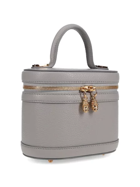 Geantă shopper Tyler Ellis din piele gri
