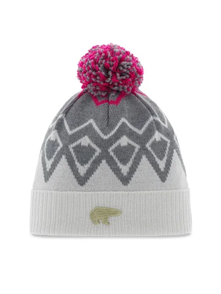 Eisbär Čiapka Ziggy Os Pompon Mü Kids Farebná