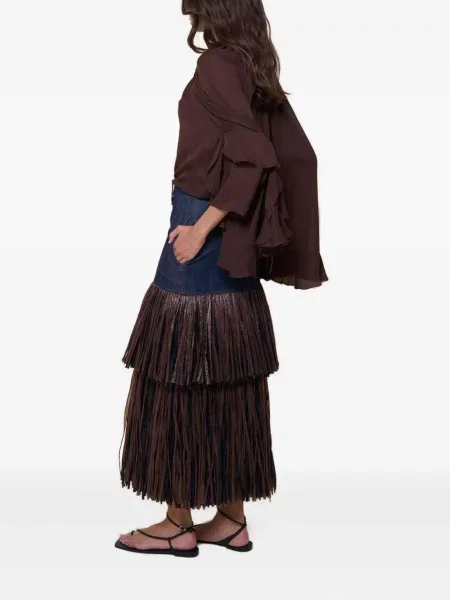 Spódnica Johanna Ortiz niebieska