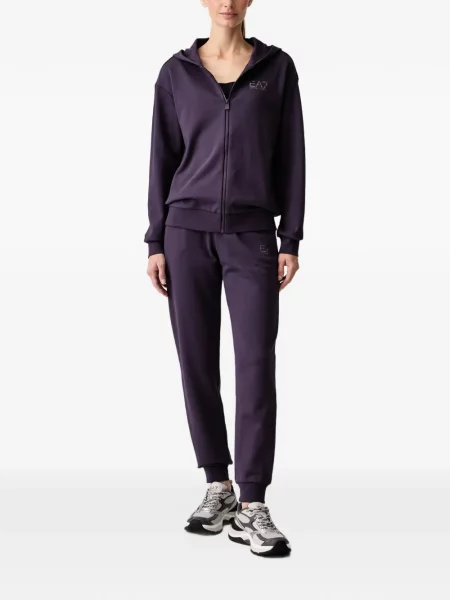 Τρέξιμο σετ φόρμας Ea7 Emporio Armani με σχέδιο μωβ