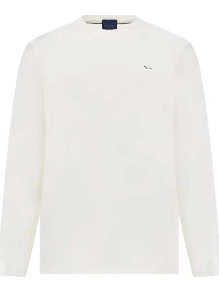 Lung tricou Paul & Shark alb