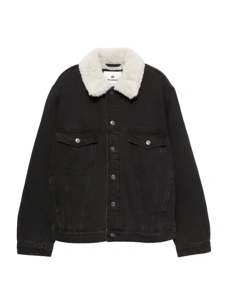 Pull&Bear Téli dzseki farmer fekete