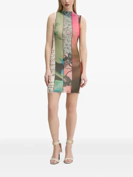 Rochie mini Desigual de costum verde