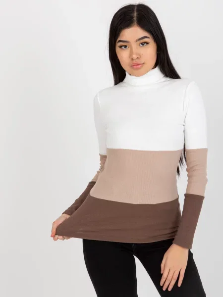 Bluză Fashionhunters alb