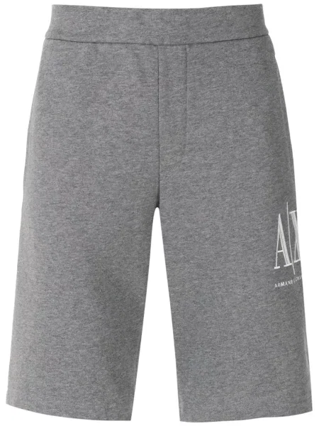 Pantaloni scurți Armani Exchange cu broderie