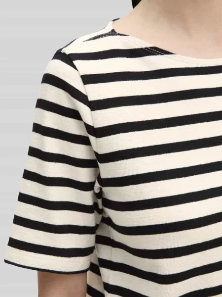 T-shirt o kroju relaxed fit z czystej bawełny Marc O'polo granatowa
