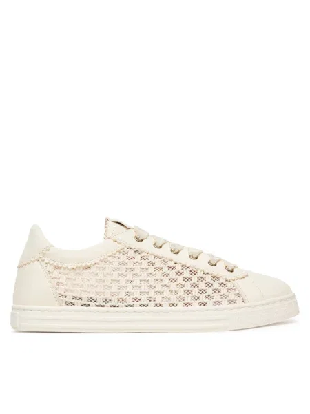 Woven Textured Sneakers z grosgrain laces AGL