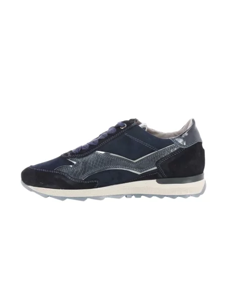 Sneakersy Dl Sport skórzane niebieskie