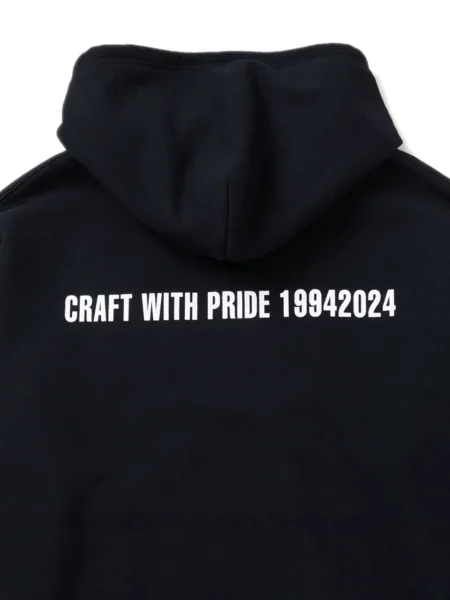 Hanorac cu glugă Neighborhood cu broderie negru