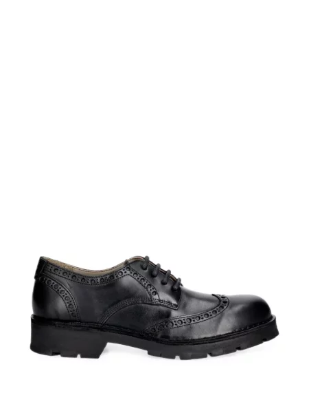 Brogues Fly London cu șireturi din dantelă negru