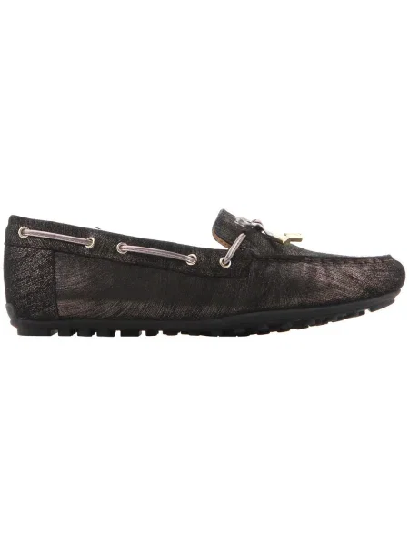 Pantofi Geox din piele de căprioară negru
