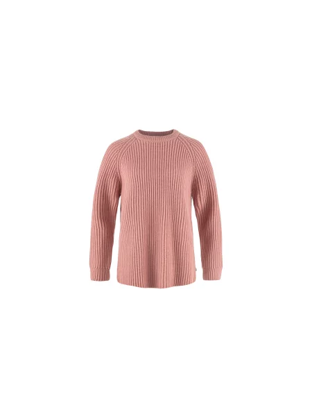 Sweter Fjällräven z kapturem różowy