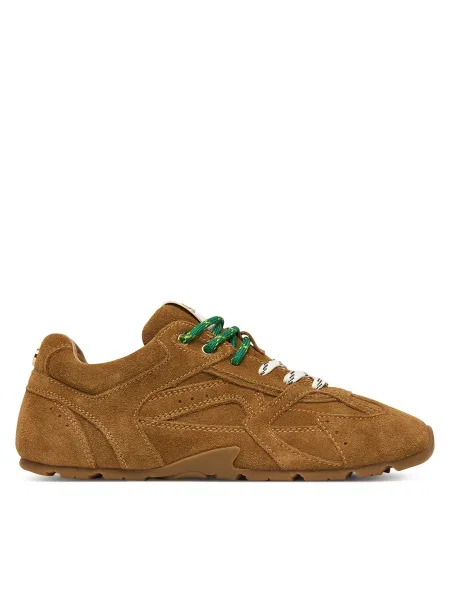 Steve Madden sneakers din piele întoarsă Asiel maro