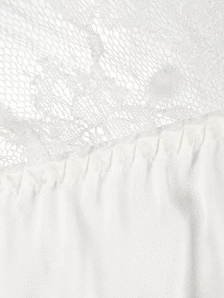 Jedwabne majtki Gilda & Pearl z perełkami białe