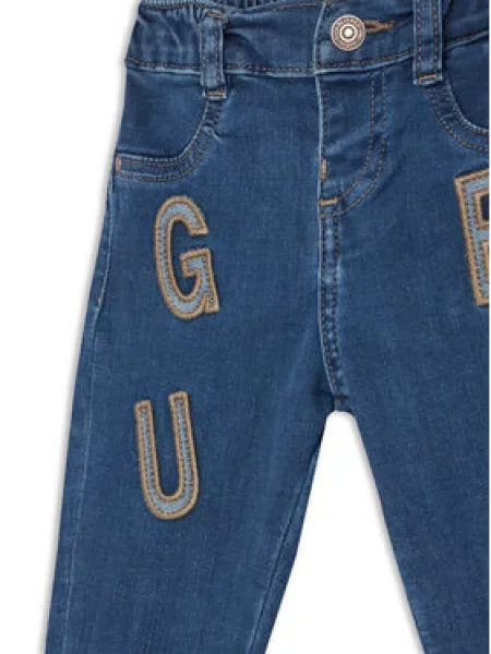 Dětské kalhoty Guess modré