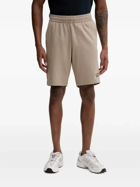 Pantaloni scurți Ea7 Emporio Armani cu imagine