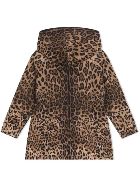 Dětské šaty Dolce & Gabbana hnědé