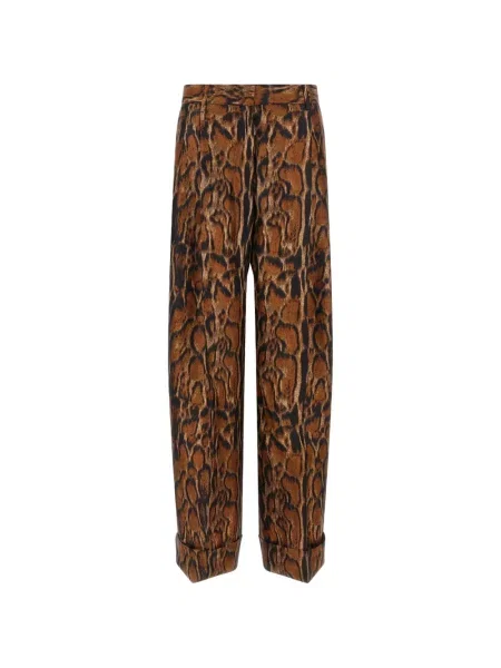 Pantaloni Alberto Biani cu imagine maro