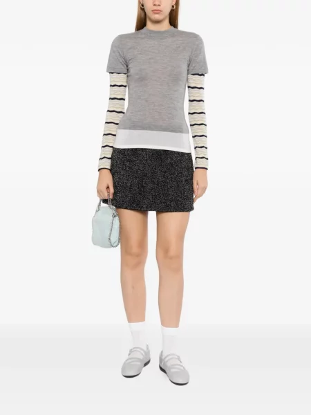 Tricou Cuddleup tricotate gri