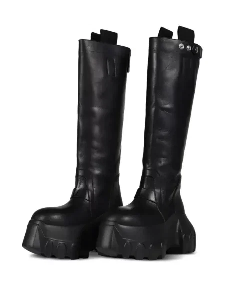 Cizme Rick Owens din piele negru