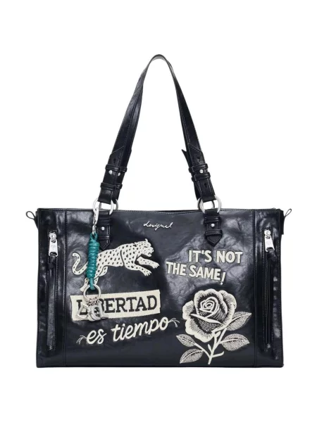 Crossbody kabelka Desigual čierna