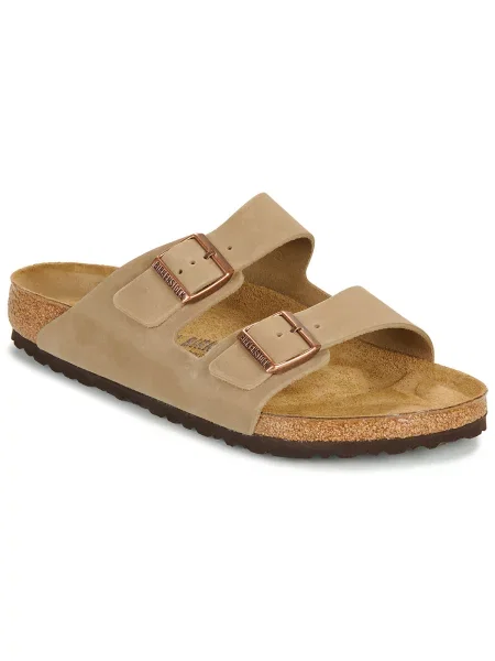 Tenisky Birkenstock z nubuku hnedá