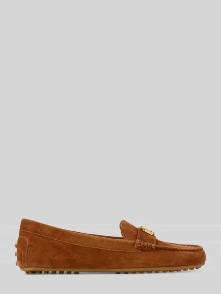 Mokasyny Lauren Ralph Lauren z logo wsuwane